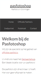 Mobile Screenshot of pasfotoshop.nl